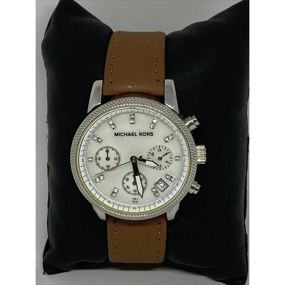 Michael Kors Jet Set MK5020 Women's Brown Leather